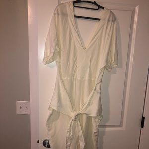 Free People White Jumpsuit/Romper